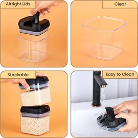 Belle Vous Frischhaltedose transparent 0,5 l 6-teiliges Set