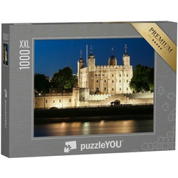 puzzleYOU Puzzle Puzzle 1000 Teile XXL „Sehenswürdigkeit von London: The Tower of Londo, 1000 Puzzleteile, puzzleYOU-Kollektionen Schlösser