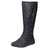 Rieker Winterstiefel, Langschaftstiefel, Keilabsatz, mit Warmfutter und Reißverschluss, Gr. 36, schwarz, , 44688049-36