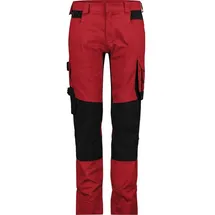 DASSY DASSY® Dynax Next Women Stretch-Arbeitshose Damen, D-FX Flex, GRS-recycelt, Dreifachstretch, EN 14404, Art. 201161 rot/schwarz 32 STANDARD