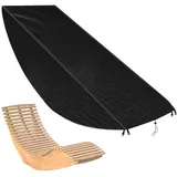 Fenayuu Outdoor Liegestuhlbezüge, Abdeckung Für Saunaliege, Schaukelliege Outdoor, Gartenliege, Gartenliege Holz, Wasserdichter Sonnenschutz Für Terrasse Garten Balkon Liegewiese,155x65x95cm