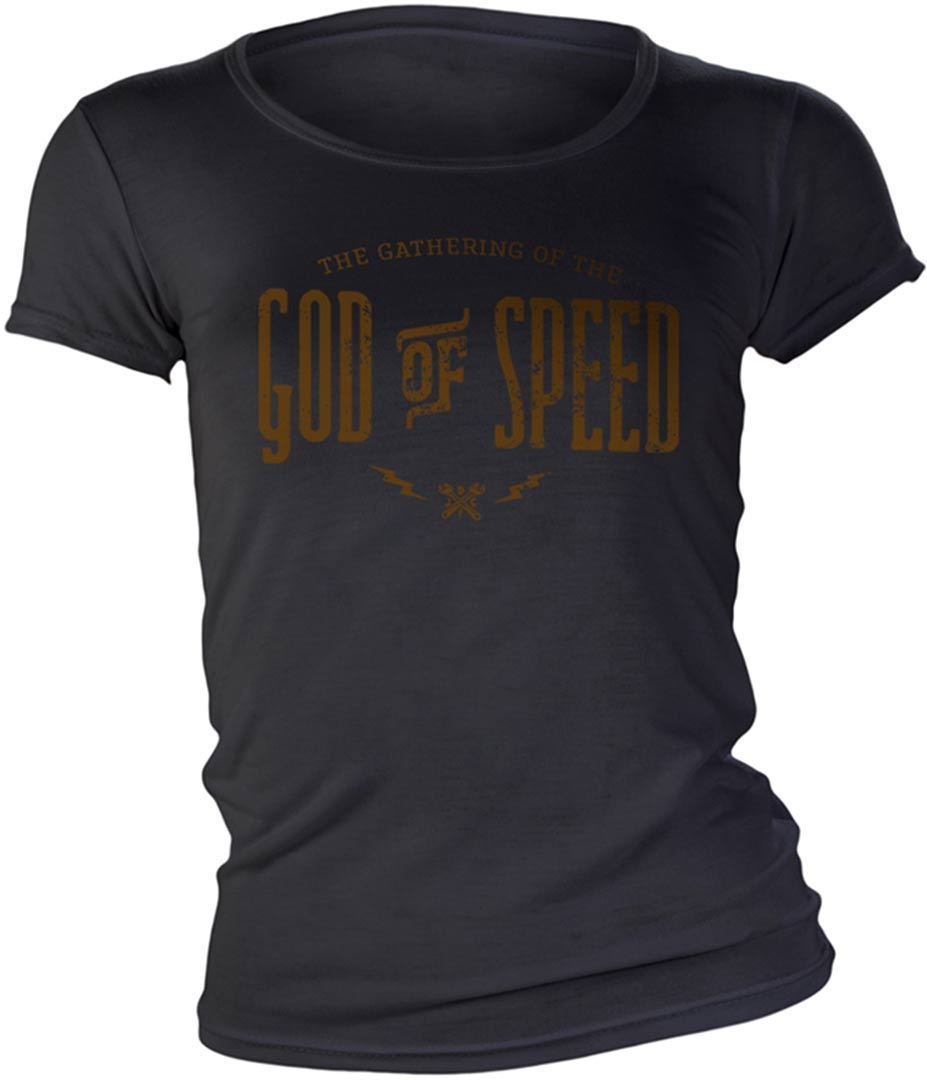 John Doe God Of Speed Dames T-Shirt, zwart, XS Voorvrouw