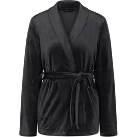 Triumph Morgenmantel Sensual Velour Robe Top Schwarz L