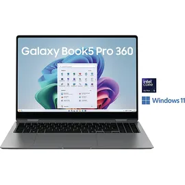 Samsung Galaxy Book5 Pro 360 16" Core Ultra 5 226V 16 GB RAM 512 GB SSD Moonstone Gray