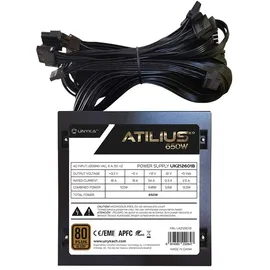 Unykach Atilius 2.0 Schwarz 650w 80 Plus Bronze