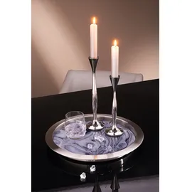 Fink Tablett FINK "TOLERANCE", blau, H:2,5cm Ø:40,5cm, Tabletts,