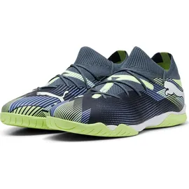 Puma Future 7 Match IT Hallenschuhe Unisex Gray Skies-Puma White-Fizzy Apple 47