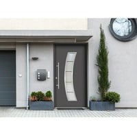 Splendoor Haustür Thermodoor PLUS SP10A  (100 x 210 cm, DIN Anschlag: Links, Anthrazitgrau Feinstruktur)