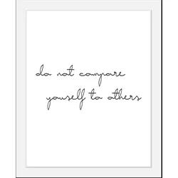 queence Bild »Selbstliebe«, Schwarz-Weiß-Schriftzug-Motivationsbilder, HD Premium Poster-Druck inkl. Holzrahmen queence Farbe Rahmen: schwarz + Farbe Bild(er): bunt