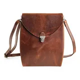 Harold's Fold Umhängetasche Leder Brown