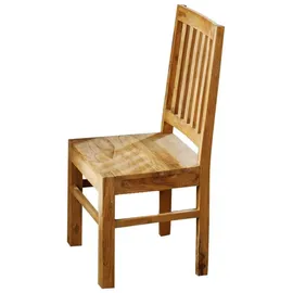MASSIVMOEBEL24.DE Stuhl Sheesham Holz massiv braun geölt