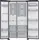 Samsung RS70F66KBFEF Side-by-Side (634 l, 1784 mm hoch, Schwarz)