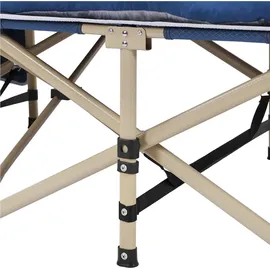 Yaheetech Feldbett mit Matratze Blau/Grau