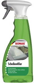 SONAX Scheibenreiniger Scheibenklar, Reiniger für Fahrzeugscheiben und Scheinwerfern, 500 ml - Sprühflasche