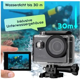 casativo 4K Ultra HD Action Cam Schwarz