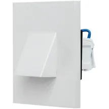 EVN Wandeinbauleuchte 1 Edelstahl Kunststoff IP44