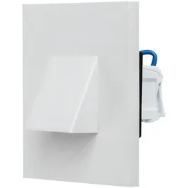 EVN Wandeinbauleuchte 1 Edelstahl Kunststoff IP44