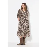 Studio Untold Maxikleid A-Line Leo Beige 46/48