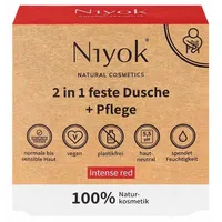 Niyok 2in1 Feste Dusche + Pflege (Intense red)