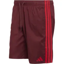 adidas 3-Streifen 8-Inch, Herren Badehose, rot - 2XL