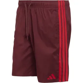adidas 3-Streifen 8-Inch, Herren Badehose, rot - 2XL