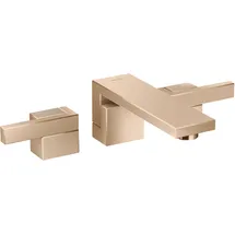 Hansgrohe Axor Edge 3-Loch Waschtischarmatur Polished Red Gold