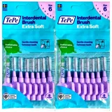 2x TePe Original Interdentalbürsten 1,1mm helllila x soft 2x 8 Zahnzwischenraumb