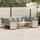 vidaXL Garten-Lounge-Set 9-tlg. beige
