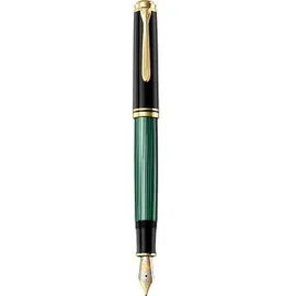 Pelikan Souverän M800 Kolbenfüller schwarz/grün/gold F (fein)