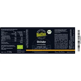 Biotiva Shiitake Kapseln Bio 120 St.