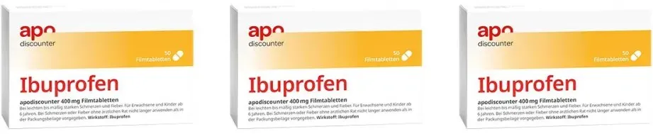 Ibuprofen 400 mg Schmerztabletten von apodiscounter