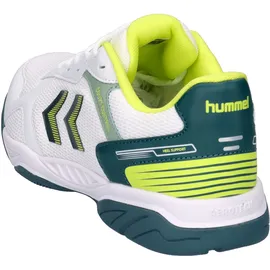 hummel Court Control II White/Green/Yellow 39