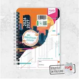 FLVG Verlagshaus A6 Gymnasial-, Schul- und Studienplaner 2026/2027 Weiß