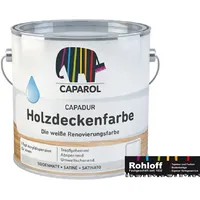 Caparol Capadur Holzdeckenfarbe 2.5L weiße Grund, Zwischen & Schlußlackierung