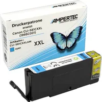 Ampertec Kompatible Tinte ersetzt Canon CLI-581C XXL cyan