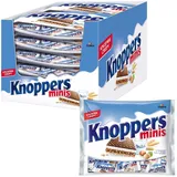 Knoppers minis – 12 x 200 g – Gefüllte Waffelschnitten mit Milch- & Nougatcreme