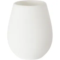 Duni Kerzenhalter Tropical Silikon Weiß