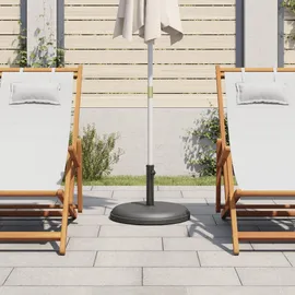 vidaXL Schirmständer Beton 25 kg Grau