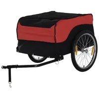 Homcom CargoTrailer rot/schwarz