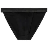 HOM Tanga Slip unifarben schwarz XL 2er Pack