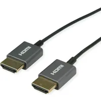 Roline HDMI-Koaxialkabel ultraschlank 4K60 ST/ST - Kabel
