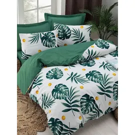 l'essentiel linge de maison Monstera Bettdecke 150 x 200 cm Grün