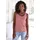 LASCANA Trägertop "mit Zierknopfleiste", Damen, Gr. 36/38, lila (beere), Piqué, Obermaterial: 69% Polyester (REPREVE), 28% Viskose, 3% Elasthan, unifarben, figurumspielend normal, Rundhals, Tops Trägertop, aus weicher Piqué-Qualität