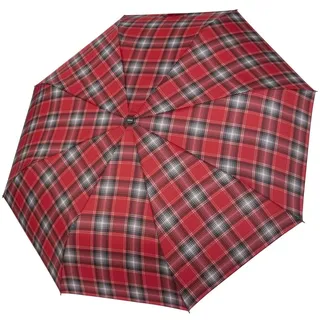 Doppler Regenschirm Fiber Check Automatic Magic Karo Red