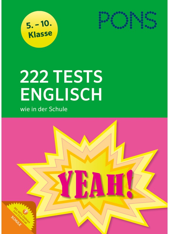 Pons 222 Tests / Pons 222 Tests Englisch Wie In Der Schule, Kartoniert (TB)
