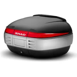 Shad SH50, Topcase - Schwarz/Silber
