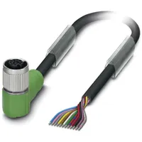 Phoenix Contact 1554937 Sensor-/Aktor-Steckverbinder, konfektioniert M12 Buchse, gewinkelt 10.00