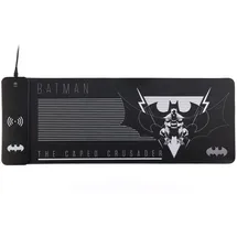 Numskull Games Numskull DC Comics Batman XL RGB Gaming-Mauspad mit Ladegerät - Anpassbare LED, rutschfest, wasserabweisend