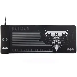 Numskull Games Numskull DC Comics Batman XL RGB Gaming-Mauspad mit Ladegerät - Anpassbare LED, rutschfest, wasserabweisend