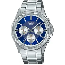 Casio Herrenuhr Multifunkion Stahl/Dunkelblau MTP-1375PD-2A1VEF